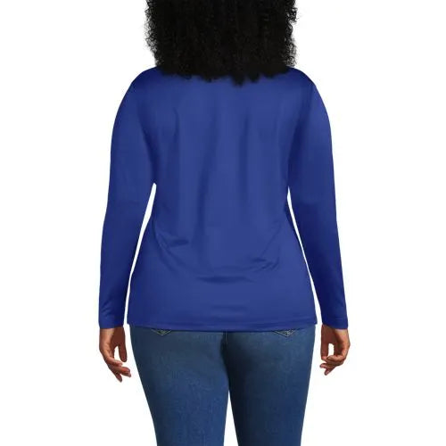 School Uniform Women's Rapid Dry Long Sleeve Sport Collar Polo