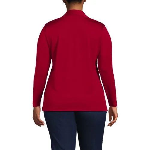 School Uniform Women's Rapid Dry Long Sleeve Sport Collar Polo