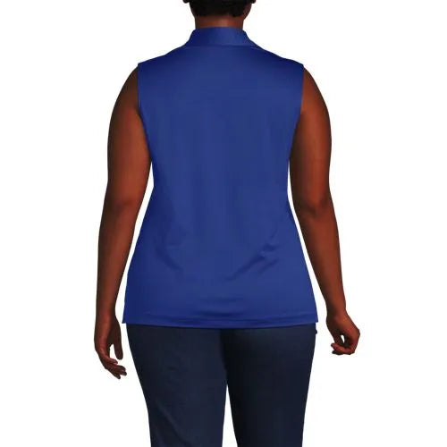 School Uniform Women's Rapid Dry Sleeveless Sport Collar Polo