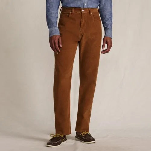 Men's Corduroy Easy Classic Fit 5 Pocket Pant