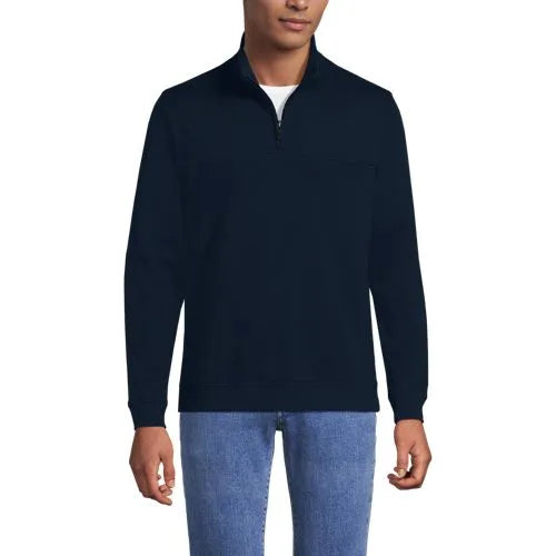 Men's Long Sleeve Travel Kit Pique Quarter Zip