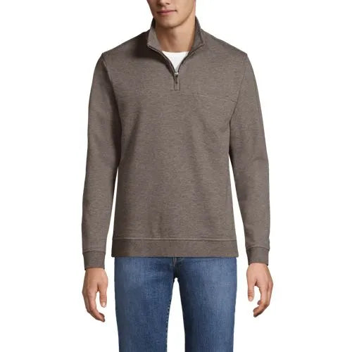 Men's Long Sleeve Travel Kit Pique Quarter Zip