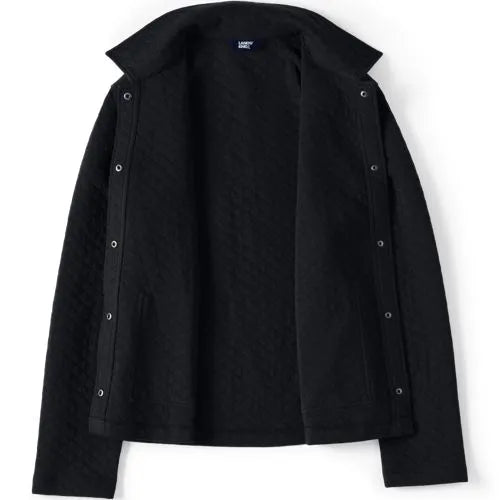 School Uniform Women's Quilted Shirt Jacket