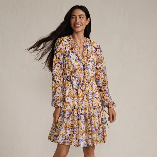 Women's Chiffon Above the Knee Adjustable Dress