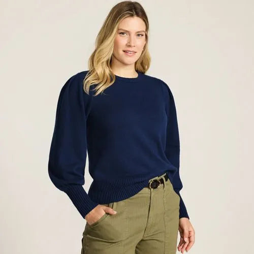 Women's Drifter Puff Sleeve Crew Neck Sweater