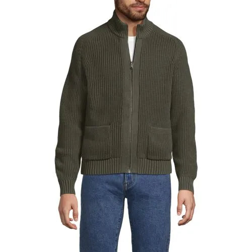 Men's Long Sleeve Drifter Full Zip Cardigan Sweater