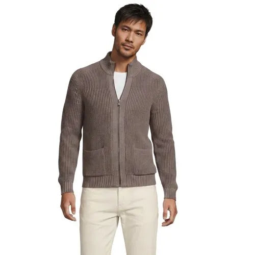 Men's Long Sleeve Drifter Full Zip Cardigan Sweater