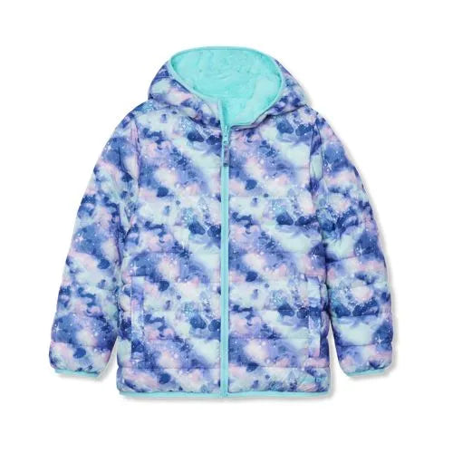 Girls FeatherFree™ Reversible Hooded Jacket