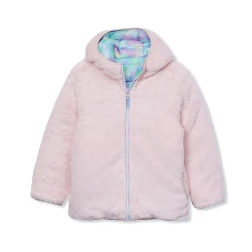 Girls FeatherFree™ Reversible Hooded Jacket