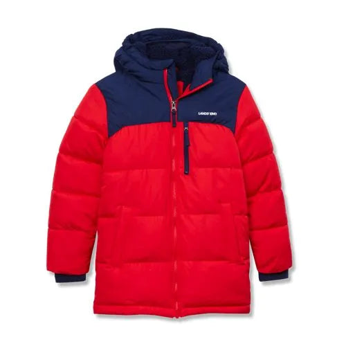 Boys Water Resistant Sherpa Lined Coat