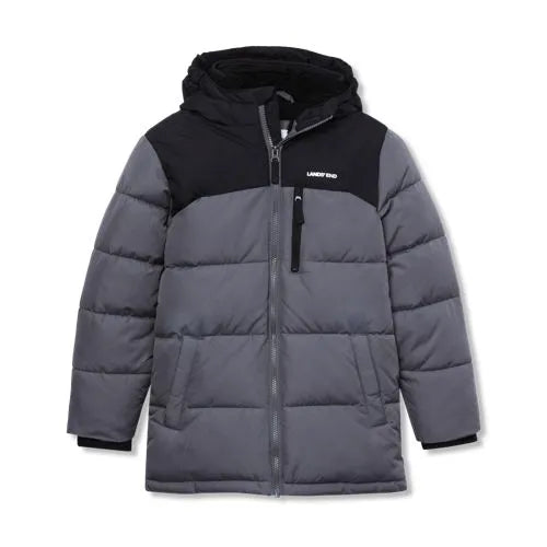 Boys Water Resistant Sherpa Lined Coat