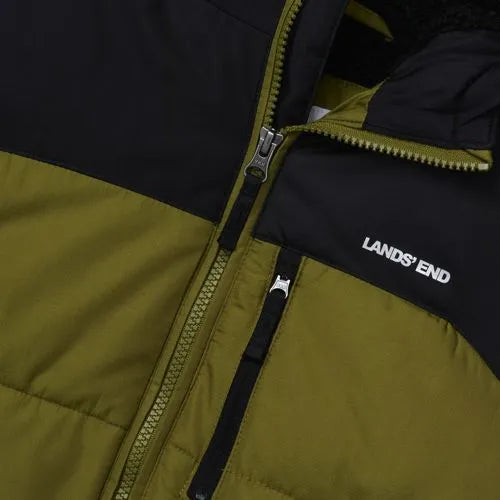 Boys Water Resistant Sherpa Lined Coat