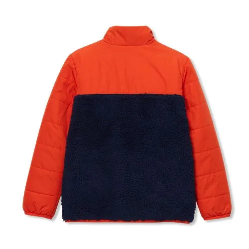 Kids Water Resistant Mixed Media Insulated Jacket