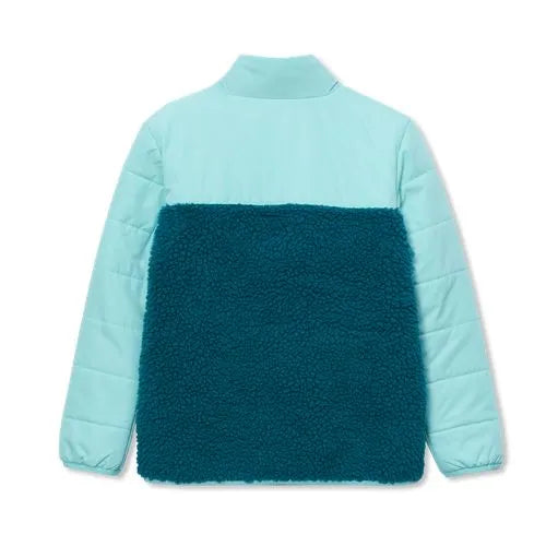 Kids Water Resistant Mixed Media Insulated Jacket
