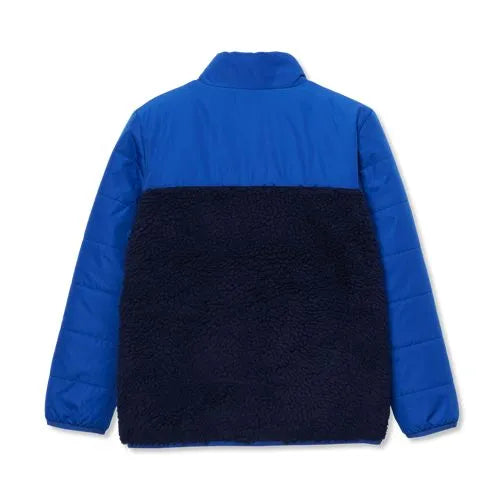 Kids Water Resistant Mixed Media Insulated Jacket
