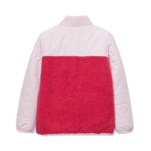 Kids Water Resistant Mixed Media Insulated Jacket