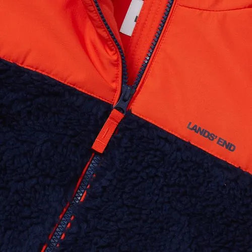 Kids Water Resistant Mixed Media Insulated Jacket