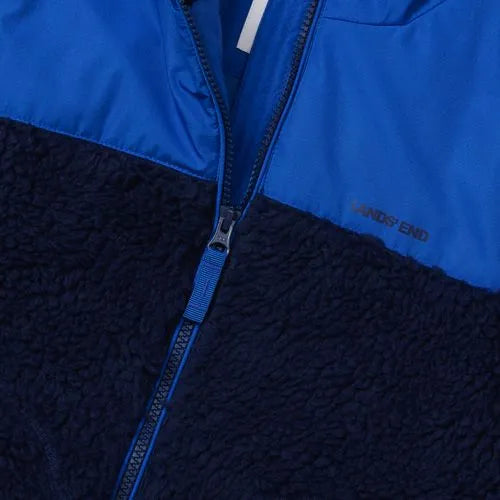 Kids Water Resistant Mixed Media Insulated Jacket