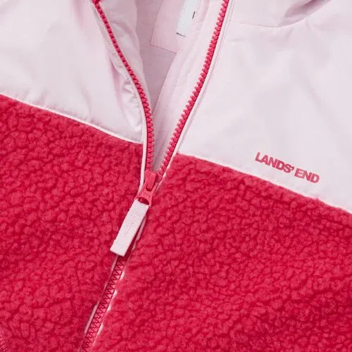 Kids Water Resistant Mixed Media Insulated Jacket