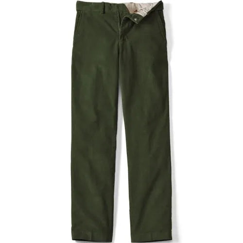 Men's Corduroy Comfort Waist Classic Fit Plain Front Pant