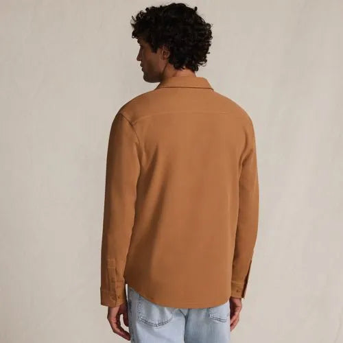 Men's Long Sleeve Knit Workwear Waffle Shirt