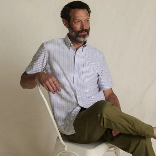 Men's Short Sleeve Sail Rigger Oxford Shirt