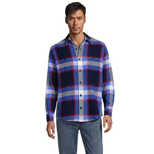 Men's Long Sleeve Authentic Flannel Shirt