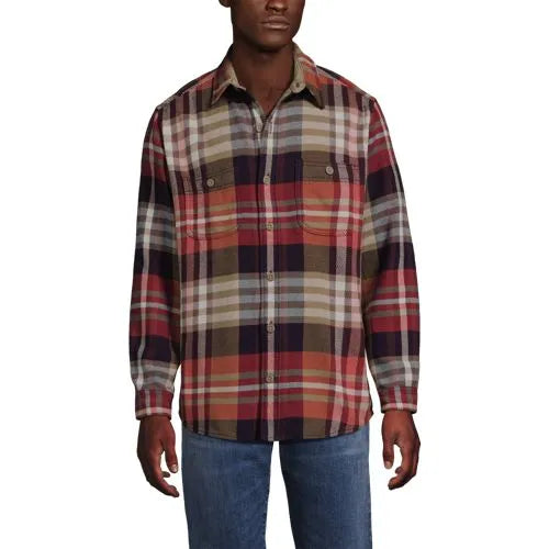 Men's Long Sleeve Authentic Flannel Shirt