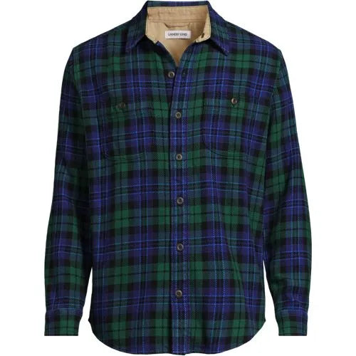Men's Long Sleeve Authentic Flannel Shirt