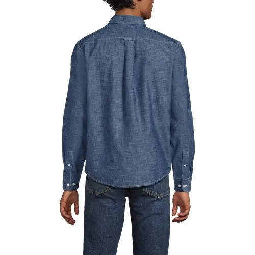 Men's Long Sleeve Chambray Shirt