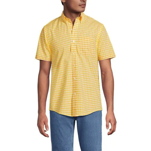 Men's Short Sleeve Poplin Shirt