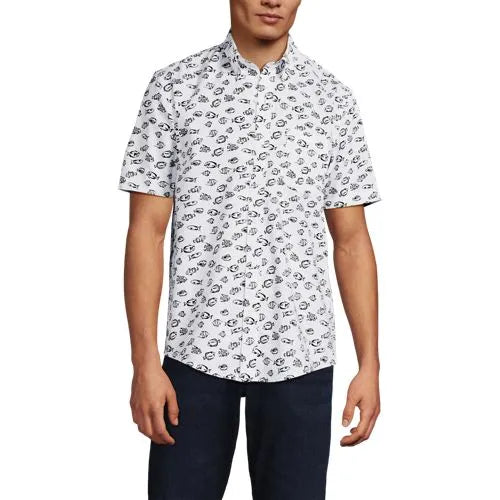 Men's Short Sleeve Poplin Shirt