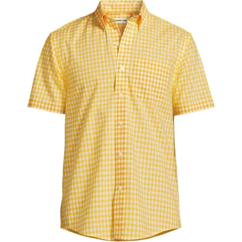 Men's Short Sleeve Poplin Shirt