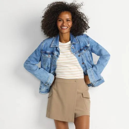 Women's Crepe Above The Knee Skort