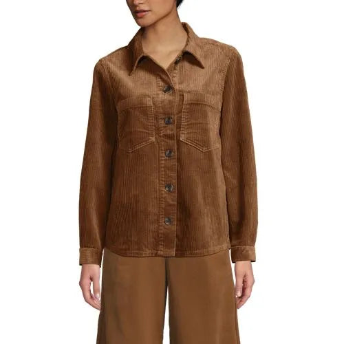 Women's Wide Wale Corduroy Shirt Jacket