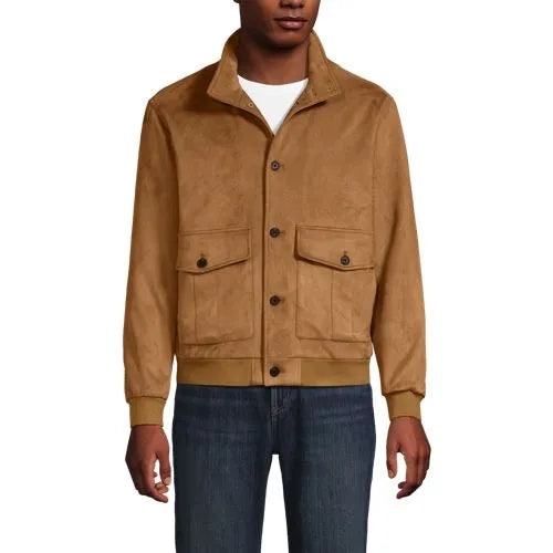 Men's Faux Suede Jacket