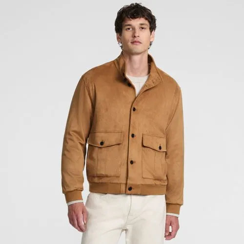 Men's Faux Suede Jacket
