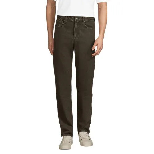 Men's Stretch Comfort Waist Easy Classic Fit Flannel Lined Jean