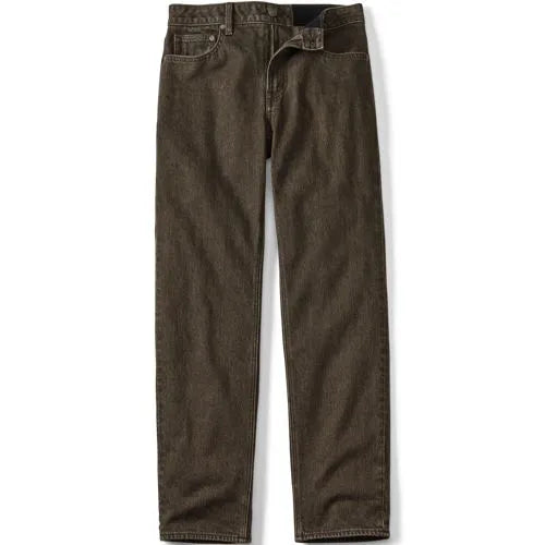Men's Stretch Comfort Waist Easy Classic Fit Flannel Lined Jean