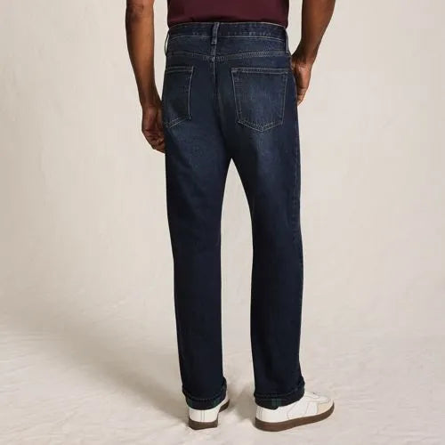 Men's Stretch Comfort Waist Easy Classic Fit Flannel Lined Jean