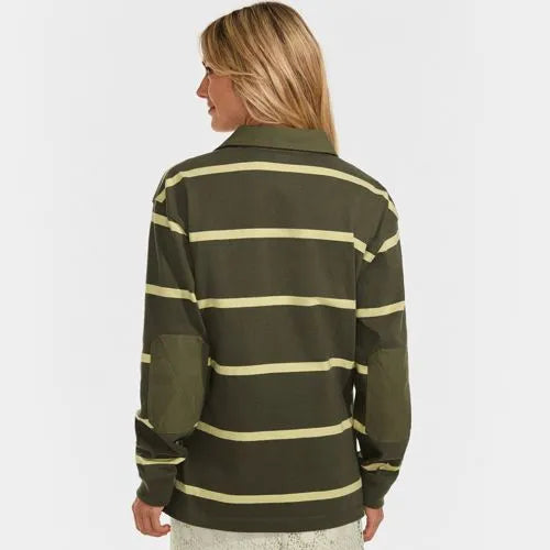 Men's Long Sleeve Rugged Rugby Polo