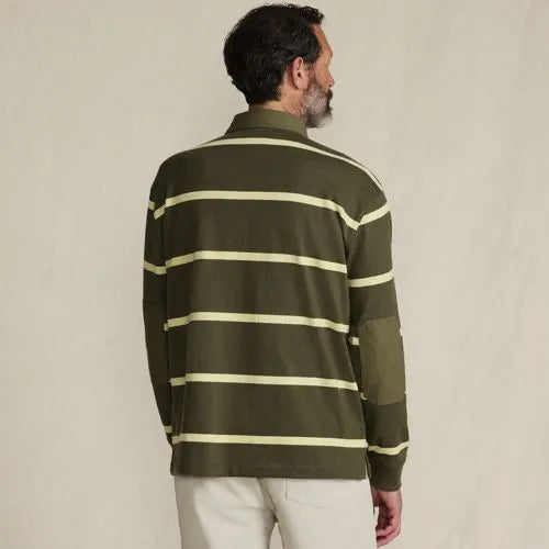 Men's Long Sleeve Rugged Rugby Polo
