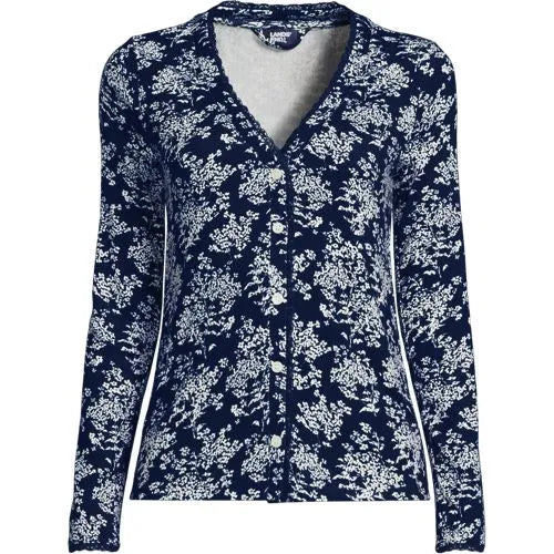 Women's Pointelle Long Sleeve Sleep Cardigan
