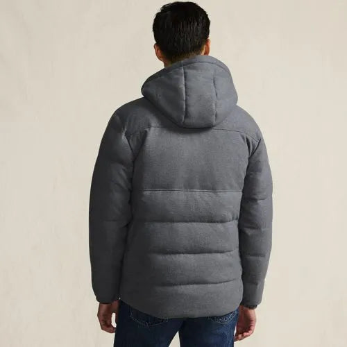 Men's Brushed Heritage Max 600 Down Puffer Hooded Jacket