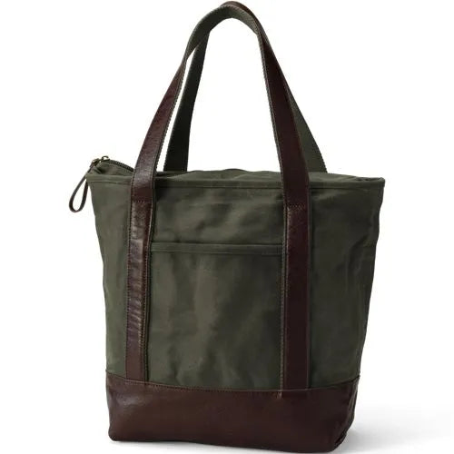 Waxed Canvas Tote