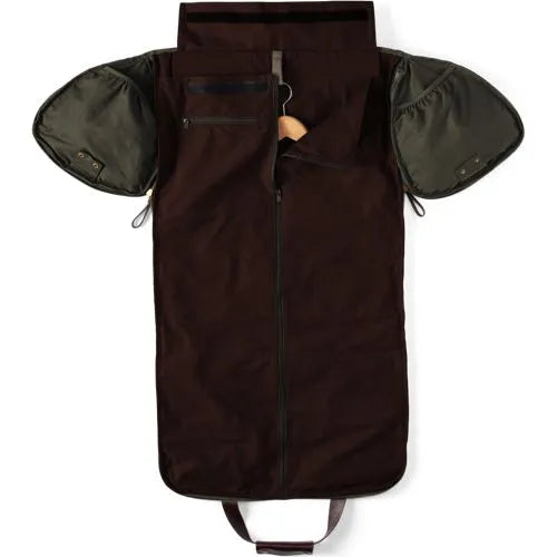 Waxed Canvas Convertible Garment Duffle