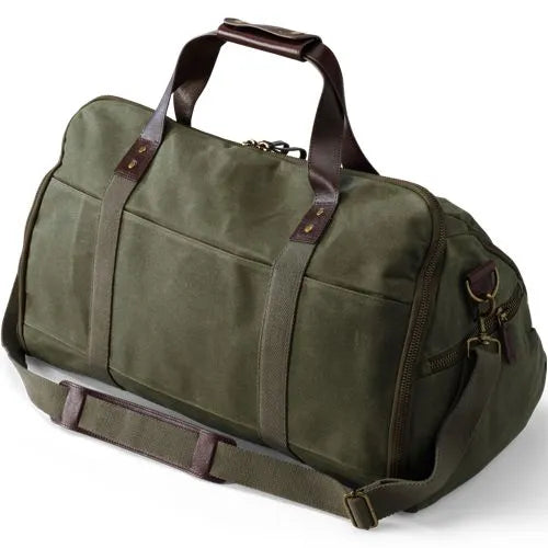 Waxed Canvas Convertible Garment Duffle