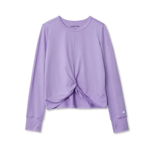 Girls Active Long Sleeve Twist Top