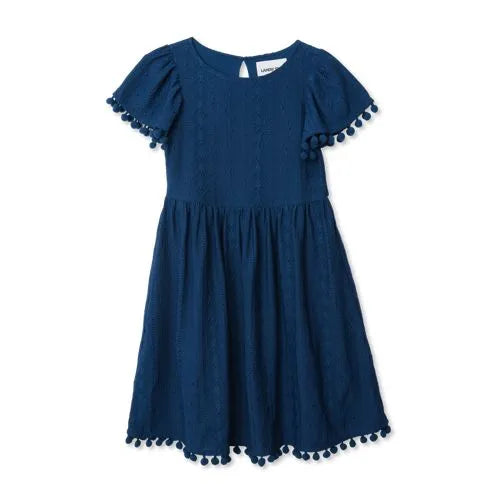 Girls Lace Short Sleeve Dress