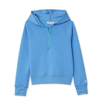 Girls Active Quarter Zip Sweatshirt